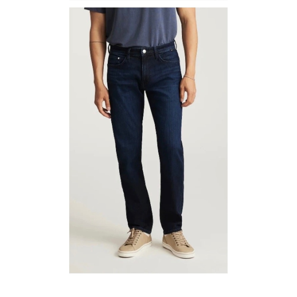 Mavi Jeans Marcus Slim Straight Leg Navy Blue Denim Pants‎ Mens 33x34Preppy Work